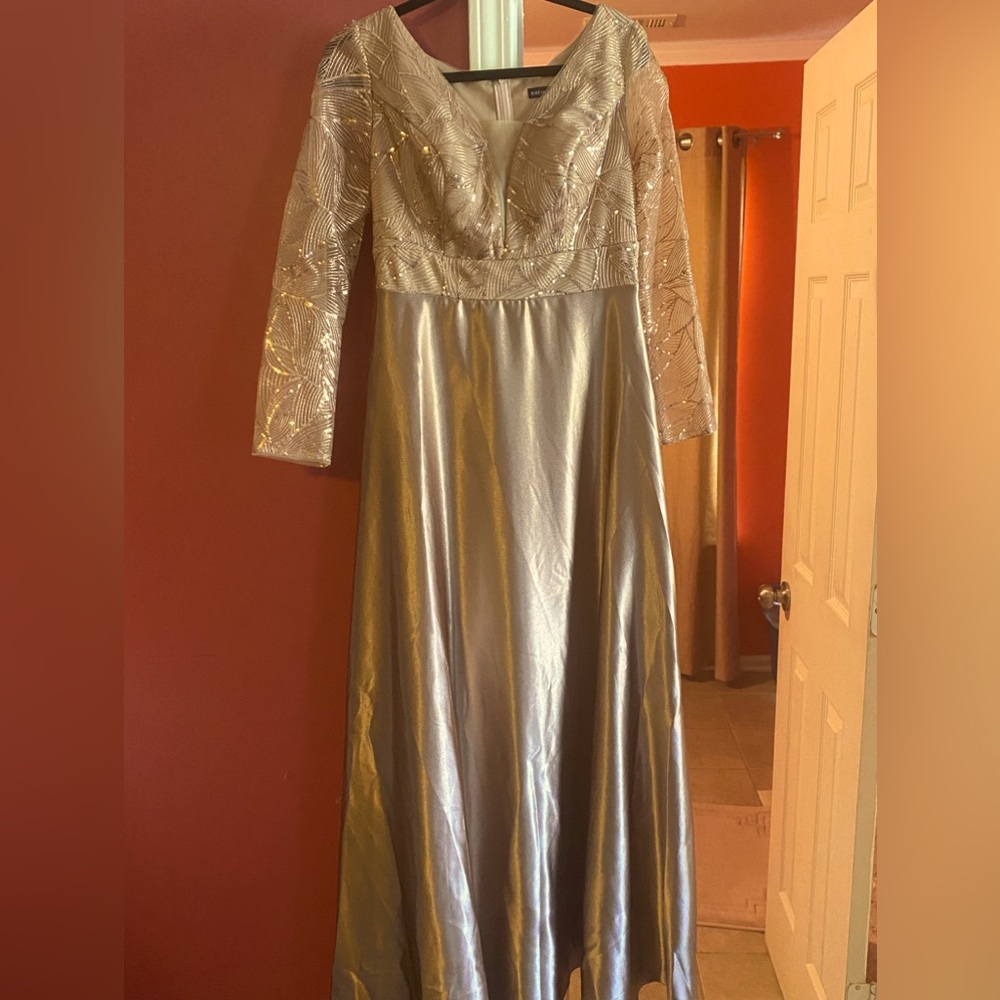 SHEIN Tan Long Sleeve Dress